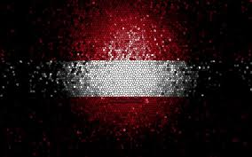 Latvia emoji is a flag sequence combining regional indicator symbol letter l and regional indicator symbol letter v. Download Wallpapers Latvian Flag Mosaic Art European Countries Flag Of Latvia National Symbols Latvia Flag Artwork Europe Latvia For Desktop Free Pictures For Desktop Free
