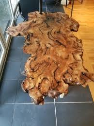 Currently for sale on the etsy. Maple Burl Coffee Table Larry Ricci