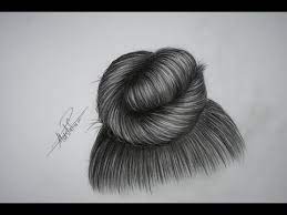 تعليم الرسم بالرصاص تعليم رسم شعر بتسريحة الكعكة خطوة بخطوة youtube how to draw hair drawing hair tutorial black women art