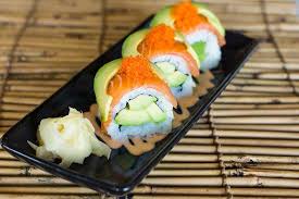 Spicy salmon roll, spicy tuna roll, and spicy california roll. Sunshine Roll Picture Of Miko Sushi Bli Bli Tripadvisor