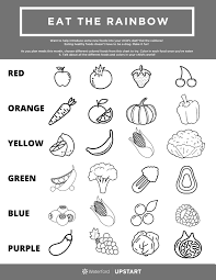 Eat The Rainbow Children S Nutrition Eat The Rainbow Kindergarten Worksheets Free Kindergarten Worksheets