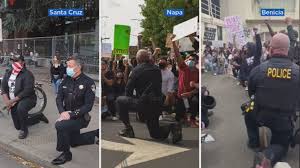 What happened to george floyd? George Floyd Protests Police Officers In Napa Santa Cruz Benicia Kneel In Solidarity With Protesters For Racial Justice Abc7 San Francisco