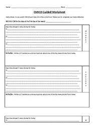 Each day, students chose a story that resonates with them and provide two details from the story. Daily Cnn10 Worksheet Persuasive Writing Prompts Worksheets Persuasive Writing