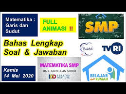 Seperti diketahui, matematika merupakan ilmu pasti yang bisa diasah dengan banyak berlatih. Kunci Jawaban Soal Tvri Smp Kelas 7 8 9 Kamis 14 Mei 2020