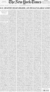 Editorial design layout cover design new york times design graphic poster the new york times creative advertising book cover. The New York Times In Print For Sunday May 24 2020 The New York Times