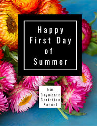 While memorial day is often known as the unofficial start of summer, the official beginning of the season comes on sunday, june 20. Happy First Day Of Summer