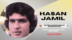 Hasan Jamil batting vs India in 1978 } Underrated All-Rounder 🌟