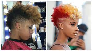 Breathtaking mohawk hairstyles for all black women. Tapered Mohawk Cut By The Hairbender Afro Hairstyle For Women Youtube