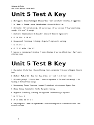 Gateway Test 5 Key