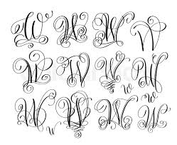 Hope you all enjoying blessed life. Calligraphy Lettering Script Font W Stock Vector Colourbox