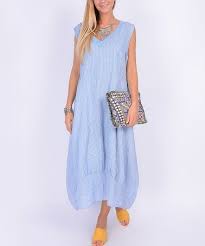 Look What I Found On Zulily Blue White Stripe Linen Maxi