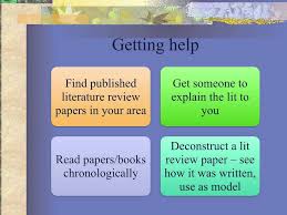 How do you write a dissertation literature review? Writing The Literature Review Chapter Youtube