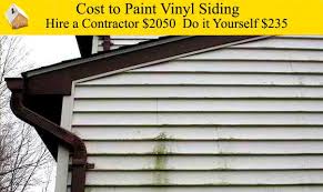 This cost will vary depending on the size of the home, the type of siding used, and how much labor costs are, plus the additional cost factors. Cost To Paint Vinyl Siding Make Old Siding Look Like New With A Coat Of Paint Vinyl Siding Painting Vinyl Siding Vinyl Siding Cost