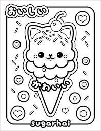 Chibi ice cream girl coloring page chibi coloring pages cute. 3 Marker Challenge Ideas