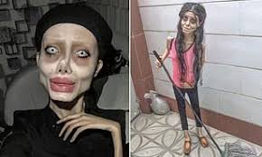 Sahar tabar from iran went through 50 surgeries to look like angelina jolie. Angelina Jolie Lookalike Sahar Tabar Arrested On Suspicion Of Blasphemy Daily Mail Online