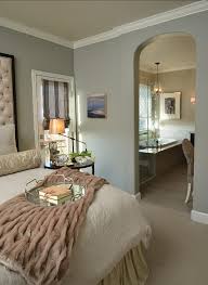 Layering warm and cool greys gives bedding a sophisticated and masculine look. Winter Sky Gray Paint Color Novocom Top