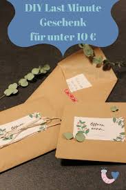 Diy Last Minute Geschenk Fur Unter 10 Shrimpskrams Last Minute Geschenke Diy Geschenke Bester Freund Geschenke