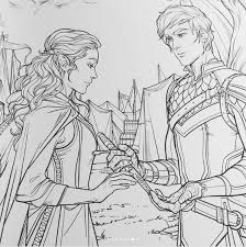 A court of thorns and roses coloring book: Pin On Tog Acotar