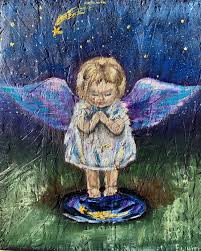 Baby Angel Painting By Elena White Saatchi Art