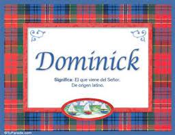 Dominick Significado Del Nombre Dominick