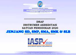 Jun 10, 2020 · draf iasp tahun 2020 smp/mts.pdf, unduh draf iasp tahun 2020 sma/ma.pdf, unduh draf iasp tahun 2020 smk.pdf, unduh presentasi paradigma iasp 2020.pptx, unduh presentasi iasp tahun 2020.pptx, unduh. Pedoman Dan Instrumen Akreditasi Sekolah Madrasah Tahun 2020 Sang Pendidik