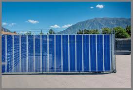Slats are installed vertically and precut to the height of the fence Tube Slats Chain Link Fence Privacy Slats
