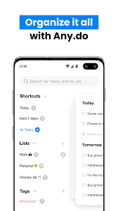 Save time organizing your family tasks, work projects and personal todo's in . Any Do For Android Apk Download
