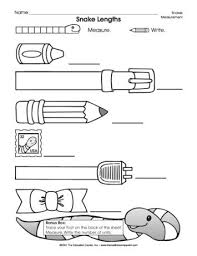 Snake Lengths Lesson Plans The Mailbox 3rd Grade Math Worksheets Measurement Worksheets Nonstandard Measurement