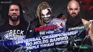 The event is scheduled to start at 6 p.m. Wwe Payback 2020 Photo Gallery Imdb