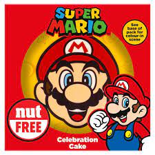 We were getting a little bored with the exploding mario cake. Mario Celebration Cake Morrisons