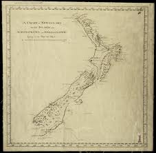 chart of new zealand by captain cook 1770 maps