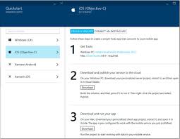 You can host a backend for your mobile app in azure app services mobile apps. Azure App Service Verfugbar