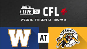 Blue Bombers Face Tiger-Cats in High-Stakes Week 15 Clash