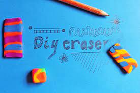 Back To School Art Design Activity Diy Erasers Fun Projects Diy For Kids Erasers