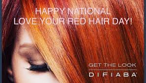Happy National Love Your Red Hair Day Whether Bright Bold Deep Strawberry Blonde Or Fiery Redheads Are Celebrated Every Red Hair Day Red Hair Hair Day