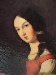 Saint Dorothea Dorothy Rare Roman Catholic Icon Art One of A Kind