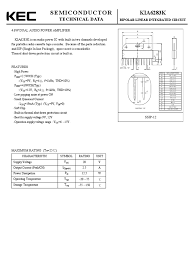 KIA6283 Corean | PDF | Capacitor | Amplifier
