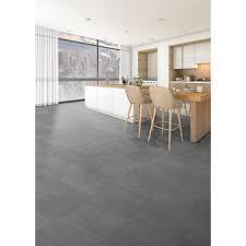 Rosa Bianca Ark Anthracite Concrete Look 12 In X 24 In Matte Porcelain Floor And Wall Tile 16 Sq Ft Case Aatl1224 The Home Depot Porcelain Flooring Flooring Wall Tiles