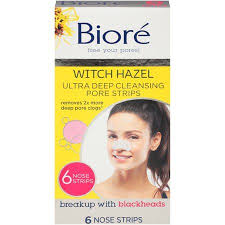Biore Charcoal Deep Cleansing Pore Strips 18ct Biore Witch Hazel Ultra Cleansing Pore Strips Features C Bond Technology Clears Pores Up To 2x More Than Original Pore Strips 6 Nose Strips Walmart Com Pore Strips Nose Pore Strips Nose