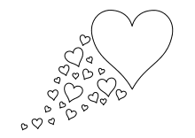 Herz vorlage zum ausdrucken pdf kribbelbunt. Malvorlagen Fur Verliebte Zum Thema Liebe