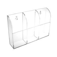 Wall Mount Chart Holder Display Clear Acrylic Office