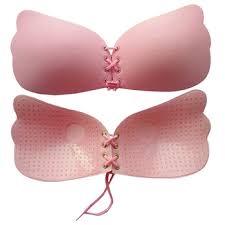Pink Dress Perfect Fit Adhesive Stick On Bra Cups Magic Silicone Bra Ropa Interior Brasier Buy Custom Ropa Interior Brasier Backless Silicone Bra