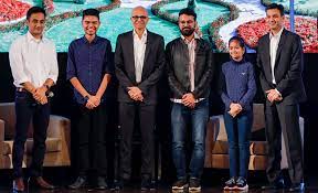 It's funny, because nadella is obviously younger here, but his way of speaking is very similar to his to contextualize nadella in this moment in history, this was about a year after he joined microsoft. Microsoft Ceo Satya Nadella Addresses Students At The Young Innovators Summit In Delhi Microsoft Stories India