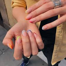 Acrylic rainbow, glasgow, united kingdom. Violetta Yeswhatnails Instagram Photos And Videos Gel Nails Minimalist Nails Dream Nails