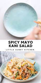 Kani Salad Video In 2021 Japanese Vegetables Recipe Crab Salad Recipe Healthy Crab Salad Recipe