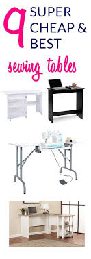 9 Super Cheap Sewing Tables For Small Spaces Below 100 Sewing Table Sewing Room Inspiration Sewing Machine Tables