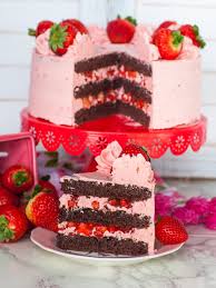 Diabetic strawberry cake from scratch / pin on diabetic recipes. Chocolate Strawberry Keto Cake Recipe Video Tatyanas Everyday Food