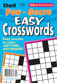 Sometimes you just want to fill out a crossword, but you're not a walking dictionary either. Dell All Easy Crosswords Penny Dell Puzzles