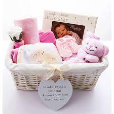 Twinkle Twinkle Its A Girl Baby Hamper Baby Girl Gift Baskets Girl Gift Baskets Baby Shower Gifts
