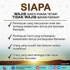 Syarat ini hukumnya wajib dipenuhi sebelum melaksankan ibadah puasa. Niat Puasa Ganti Qadha Ramadan Cara Bayar Fidyah